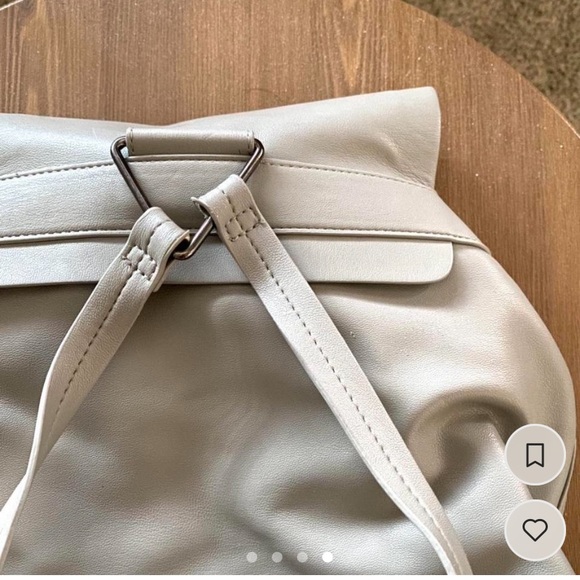 Gray Suede Backpack | Urban Outfitters - Picture 4 of 4